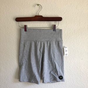 Grey biker shorts